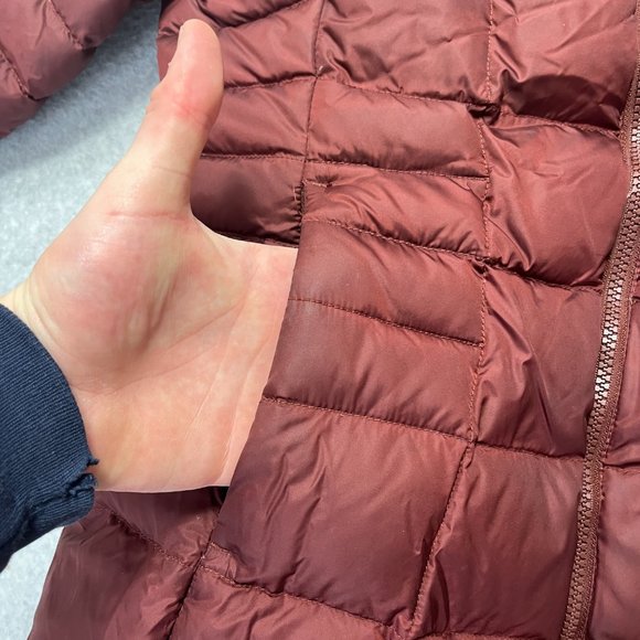 The North Face Jacket Womens Small Red Parka Puffer 550 Goose Down Hooded - Picture 12 of 15